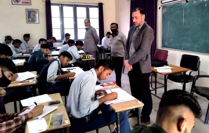 Chairperson jkbose exam center inspection