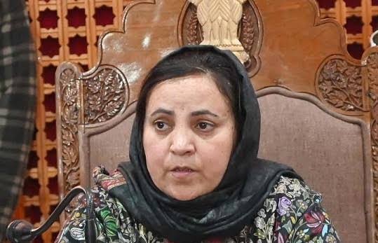 J&K Education Minister Sakina Itoo